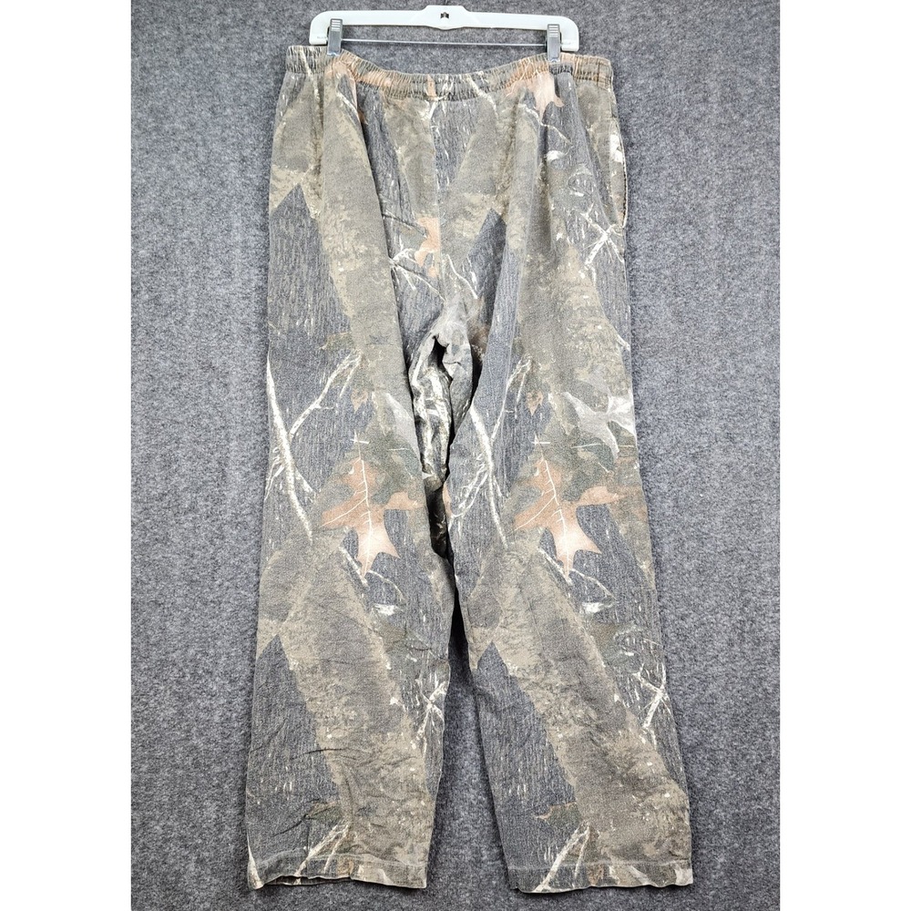 Canyon‎ Guide Outfitters Lounge Pants Mens XL Camo Vintage Realtree Drawstring
